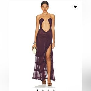 chinese dress ladies Vida in Whiskey Maxi Dress | Jaded London main image 1